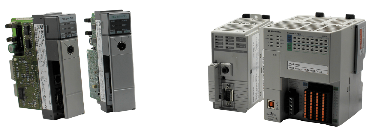 Hardware Comparison: SLC 500 Controllers vs. CompactLogix L5370/80