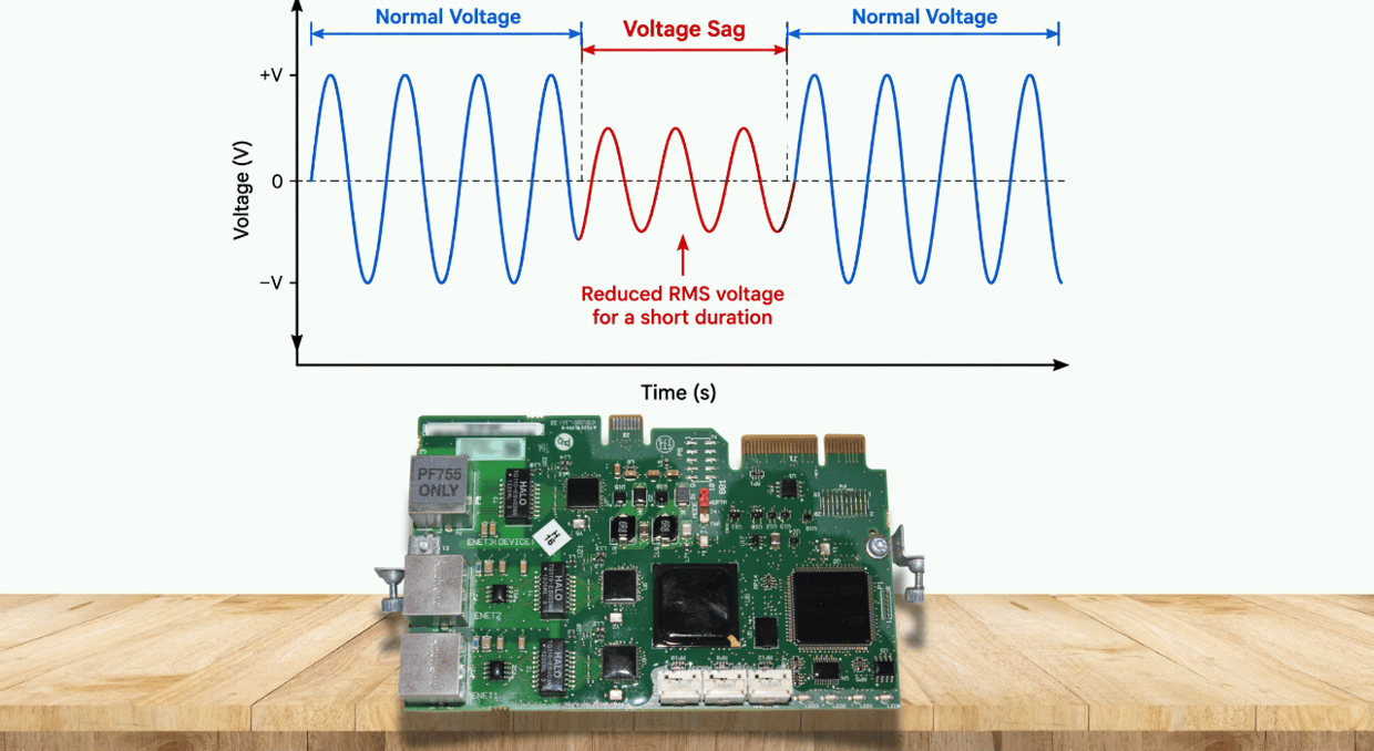 What Happens Inside a VFD During a Power Sag?