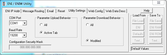 1761 net eni configuration utility