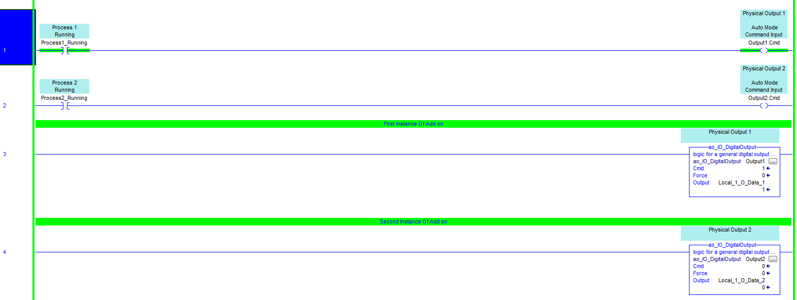 Instances of the New Add-On Instruction